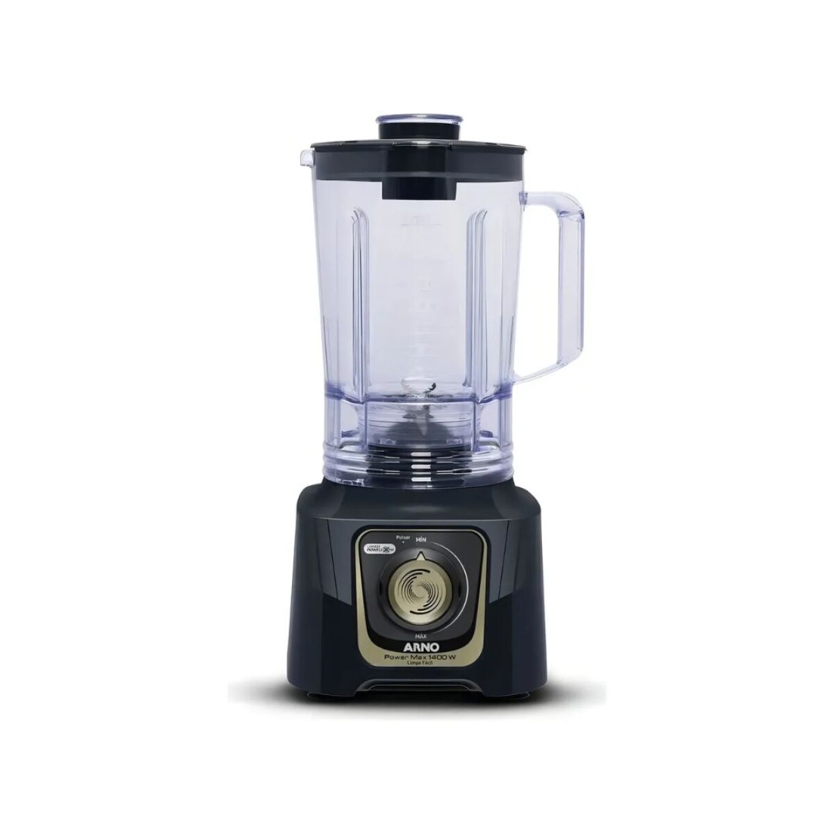 Licuadora Arno Power Max Autolock | Capacidad de 3.1Lts | Potencia de 1400w | 6 Cuchillas | Color negro. 