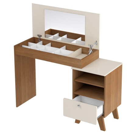 ESCRITORIO TOCADOR MDF-Y-MDP MARRON SOPHIE