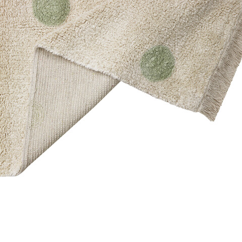 Alfombra lavable - Hippy Dots Olive