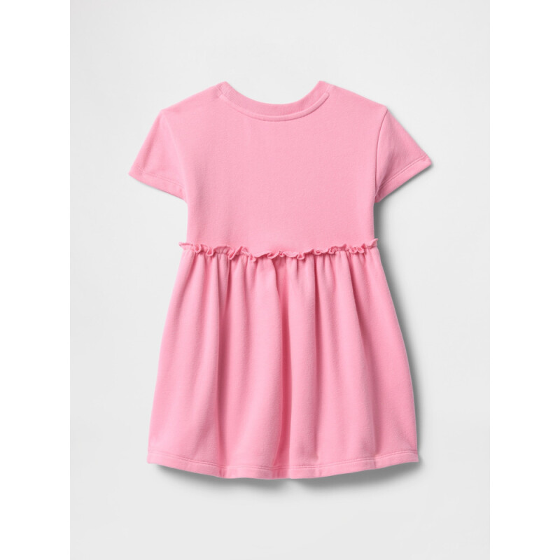 IE FT SS LOGO DRESS MAY PINK