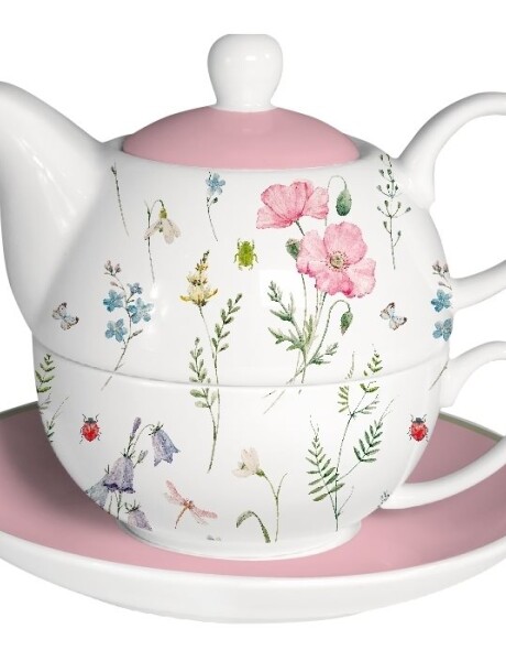 TEA FOR ONE 275ML+400ML FLORES ROSA TEA FOR ONE 275ML+400ML FLORES ROSA