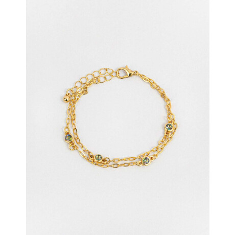 Pulsera Bañada En Oro Dorado