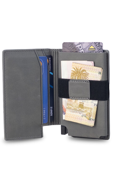 TARJETERO ANTI CLONACIÓN OSORNO GRIS