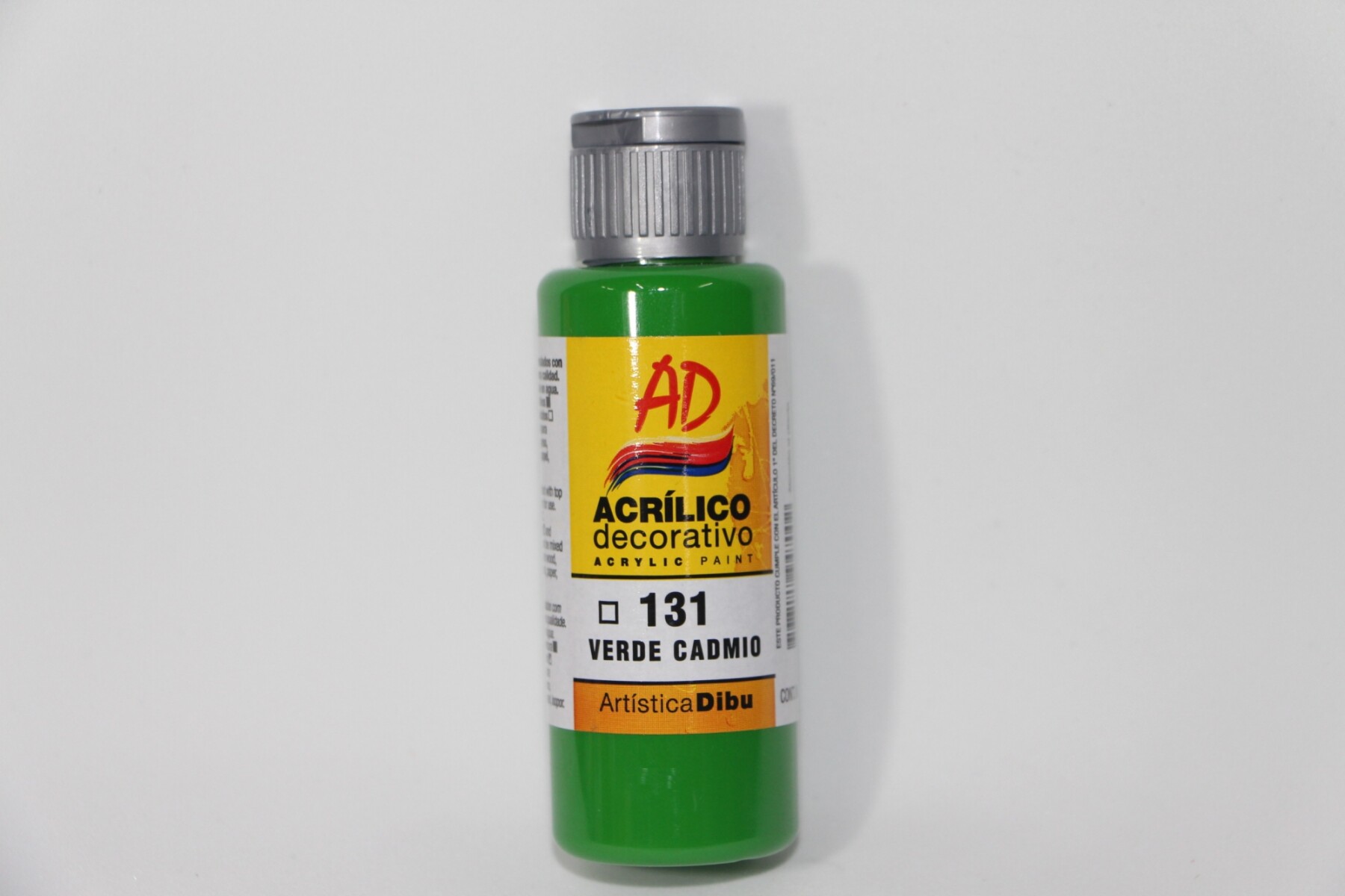 PINTURA ACRILICA ARTISTICA DIBU 60 ML. DIFERENTES COLORES - COLOR VERDE CADMIO 131 
