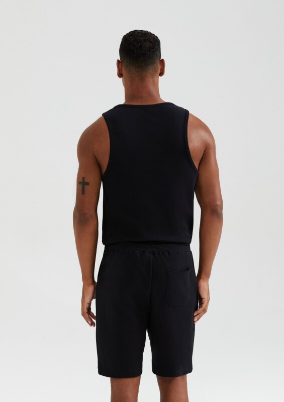 BERMUDA MASC PRETO ESCURO