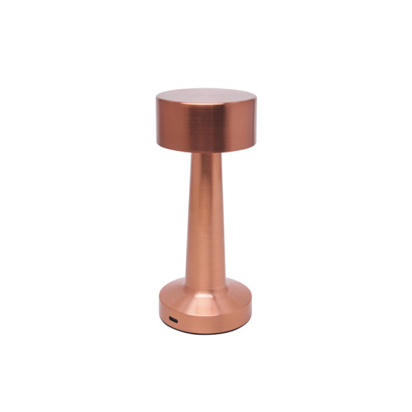 Lámpara de mesa LED inalámbrica 2W rosa USB-C IX5013