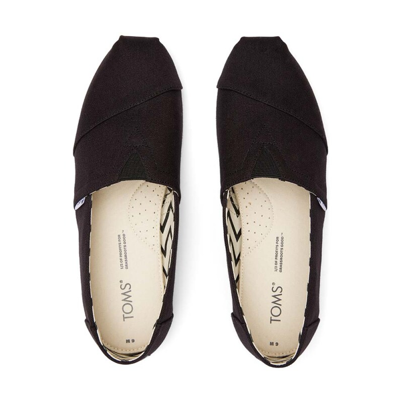 Alpargatas Recycled Cotton Hombre Black