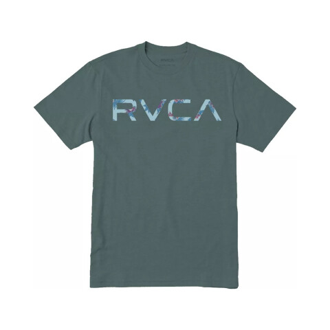 REMERA RVCA MCFLORAL Green