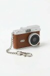 Llavero retro con camara 1080p, Alta Definicion marrón