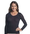 Camiseta piel 1212 caffarena Negro