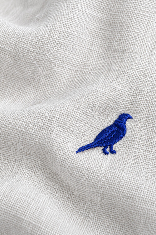 Camisa Lino Nogal Blanco
