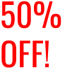 50% OFF EN SELECCIONADOS