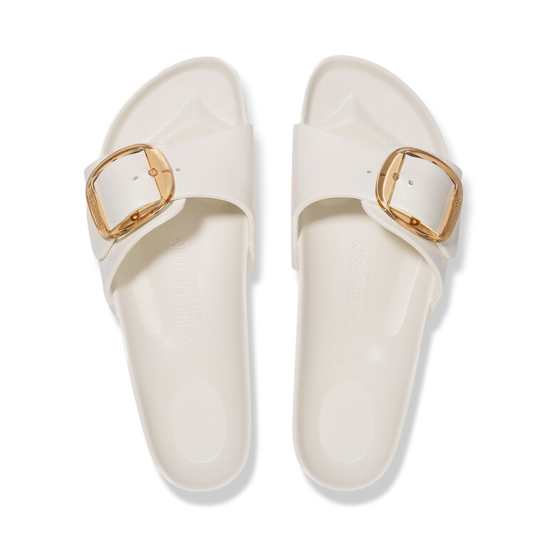 Sandalia Madrid Big Buckle - Estrecho Eggshell