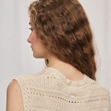 CHALECO IMAN Beige