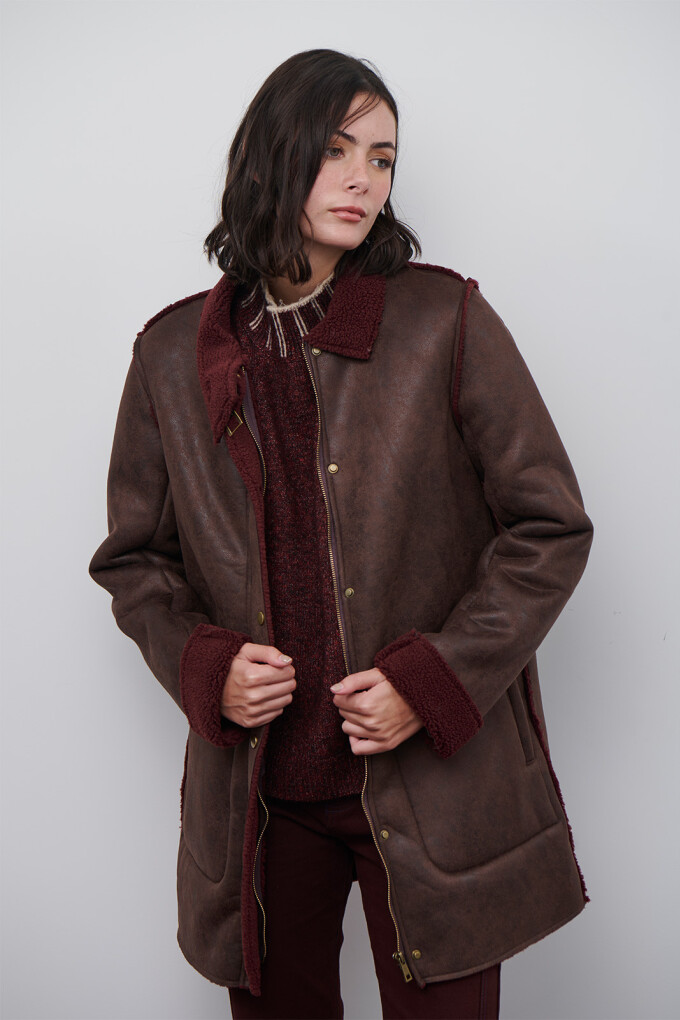 CHAQUETON GLACIAR BURDEOS