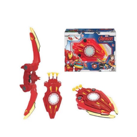 Set Escudo Y Arco Marvel Iron Man Con Luces Y Sonido AZUL