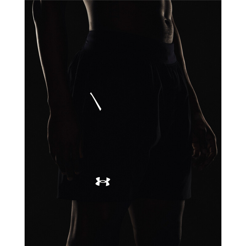 UA LAUNCH PRO 7'' SHORTS-BLU BLK-001