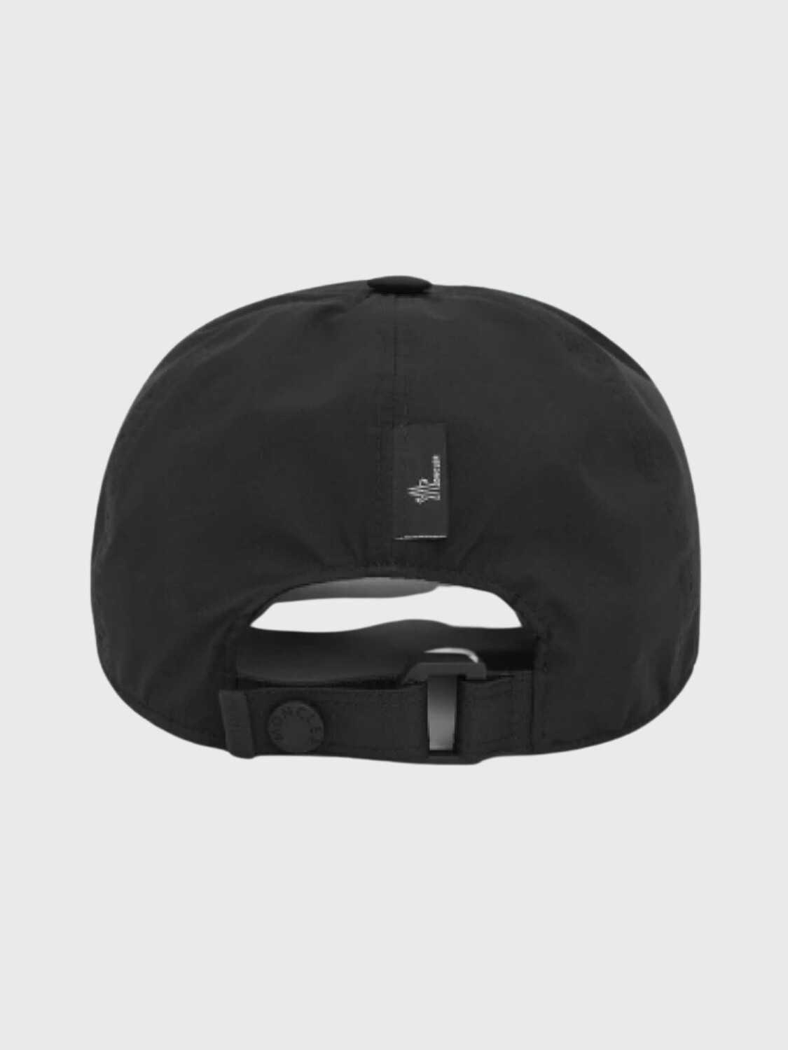 Moncler -Gorro con visera de poliéster Negro