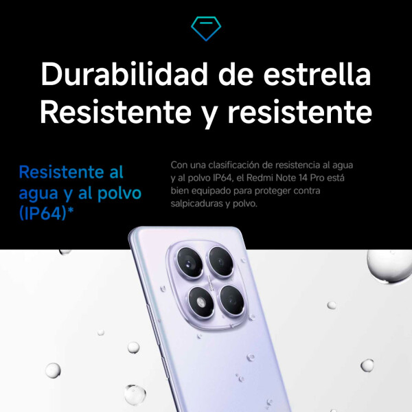 Xiaomi Redmi Note 14 Pro 5g 8/256 Gb CEL XIAOMI NOTE 14 PRO 8/256 5G PURPURA