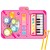 Alfombra Musical Infantil 2 en 1 Piano y Batería 80 x 55 cm Rosa