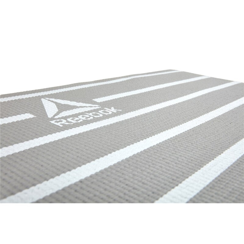 Colchoneta Yoga Mat 4mm Negra Reebok Gris