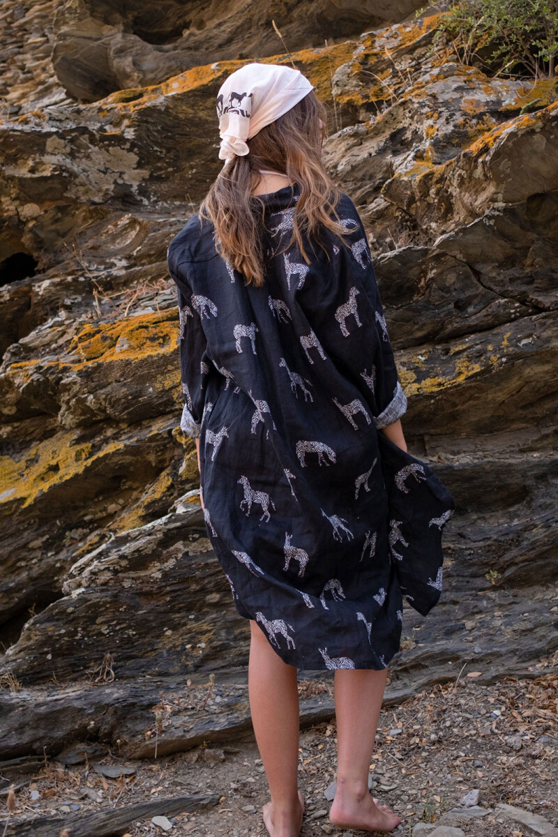 LONG SHIRT Negro