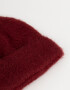 Gorro Romántico Gorro Efecto Peluche - Rojo Medio