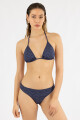 Triangulo kristen print texturado Azul textura brillo