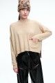 SWEATER COSTURA Beige