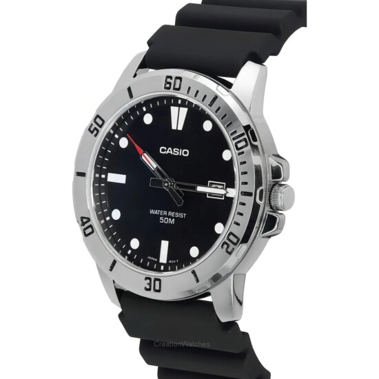 Reloj CASIO MTPVD01-1EVUDF Resina Negro Esfera 44mm 0