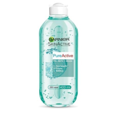 Agua Micelar Garnier Pure Active Todo En 1 400 Ml Agua Micelar Garnier Pure Active Todo En 1 400 Ml