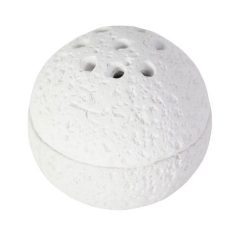 QUEMADOR BLANCO P/INCIENSO 3Pzas 7X7CM Unica