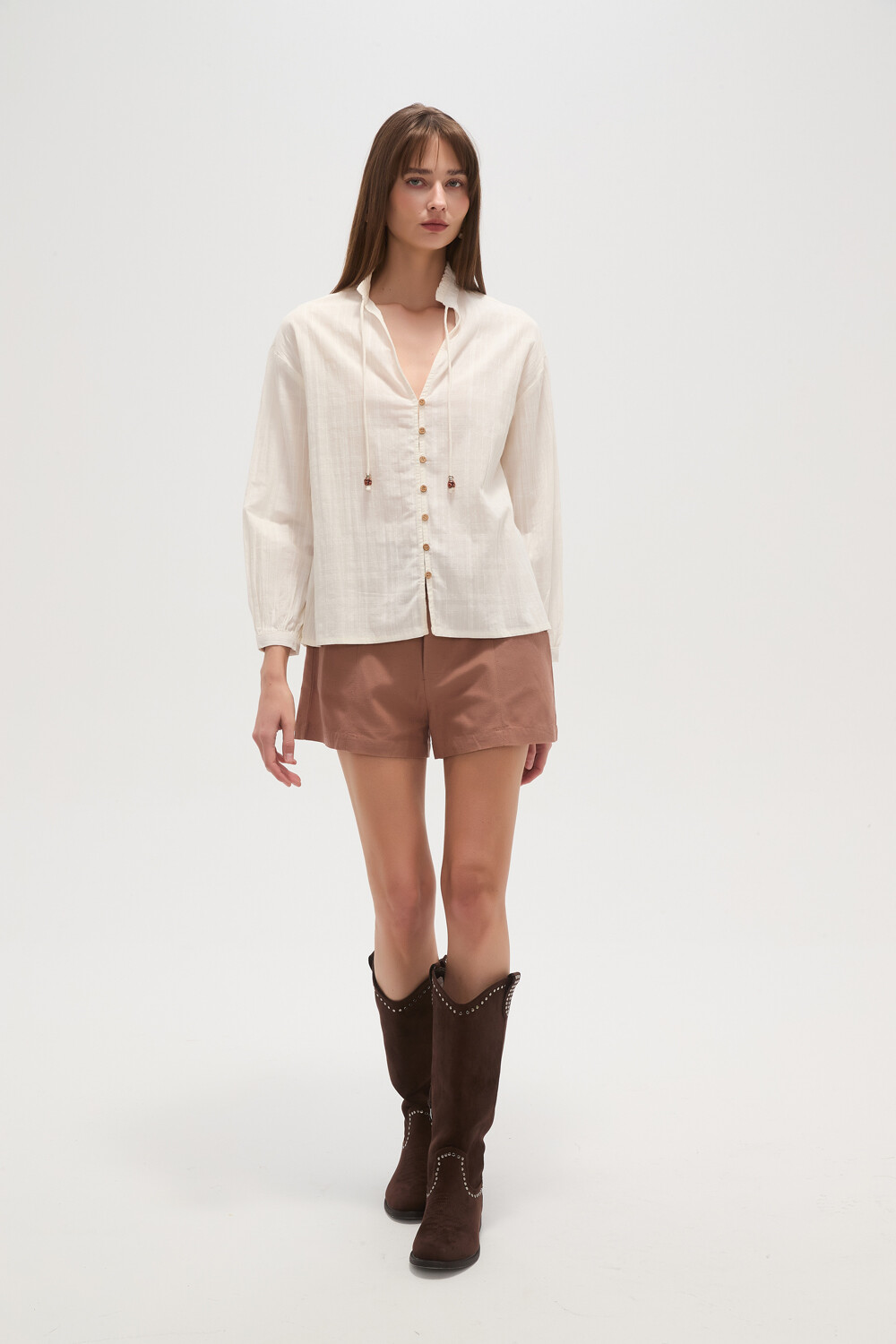 Camisa Huna Marfil / Off White