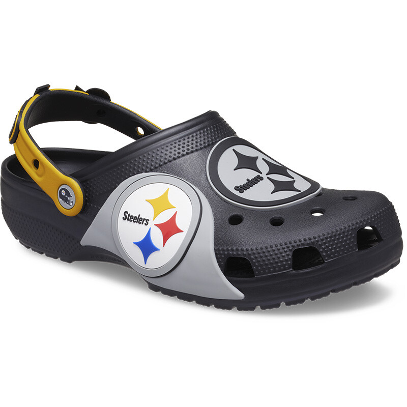 Classic Clog NFL Pittsburgh Steelers Negro