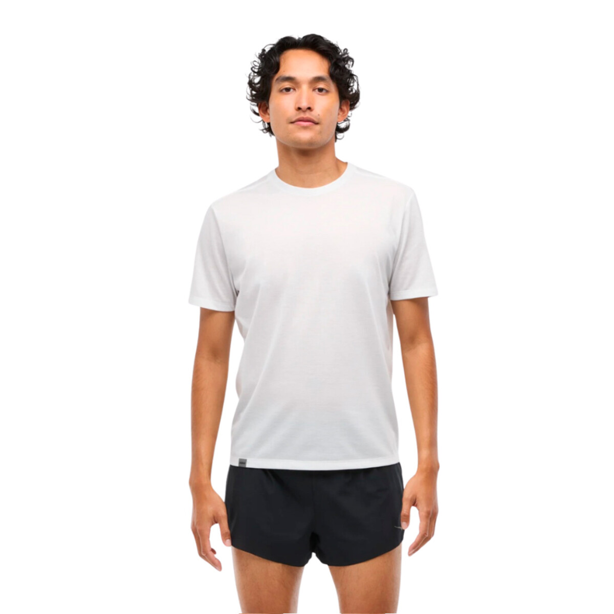 Hoka Glidetech Remera para hombre - Blanco - Blanco 