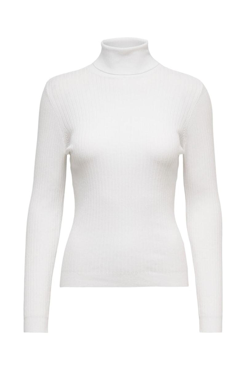 Sweater Karol Cuello Subido - Bright White 