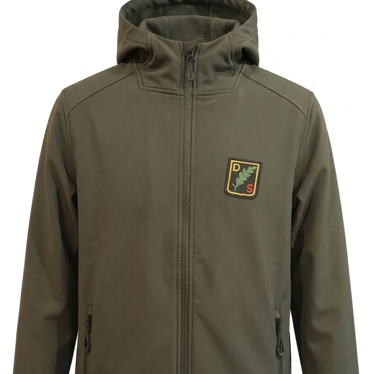 Campera Softshell c/capucha Negro
