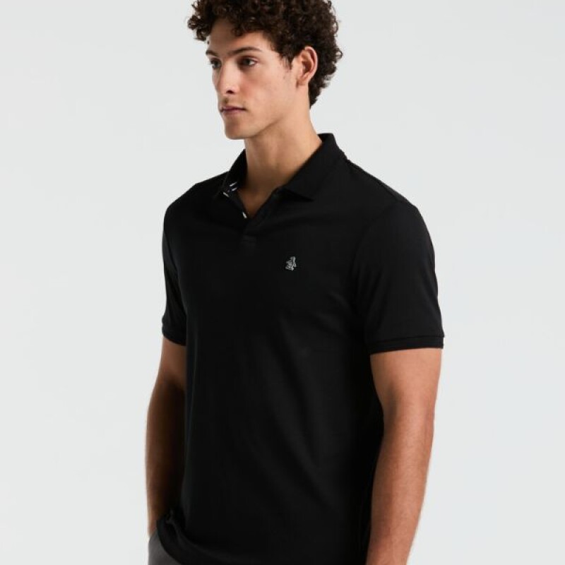 Remera Polo Original Penguin Negro