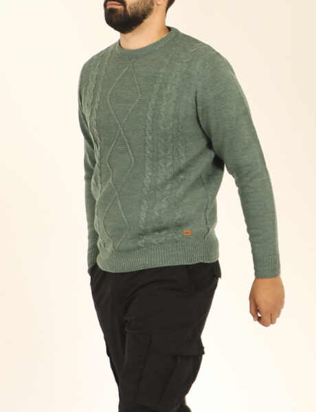 Sweater Con Diseño Harry Verde