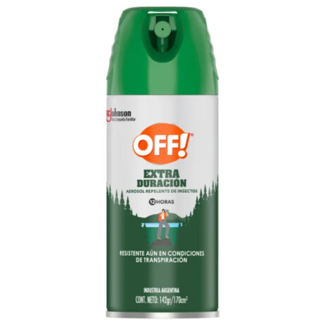 Repelente OFF Extra Duración en Aerosol 170ml Repelente OFF Extra Duración en Aerosol 170ml