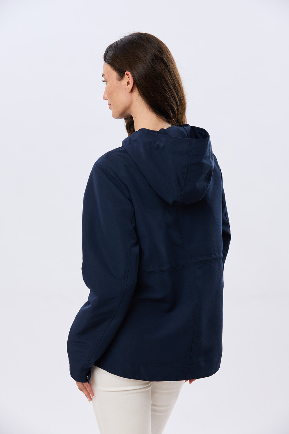 CAMPERA CON CAPUCHA Azul