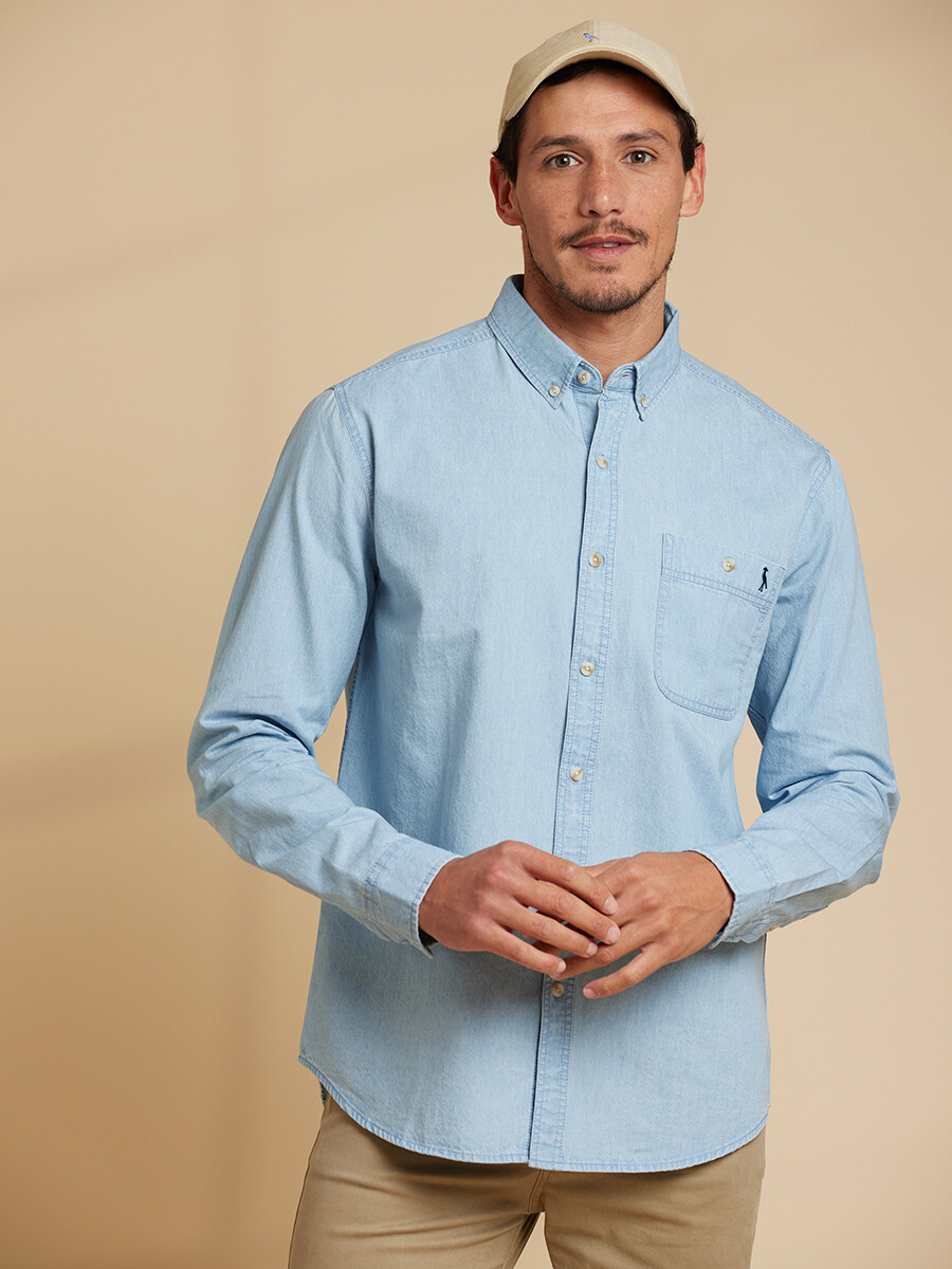 CAMISA EKSO POLANCO - Azul Claro 