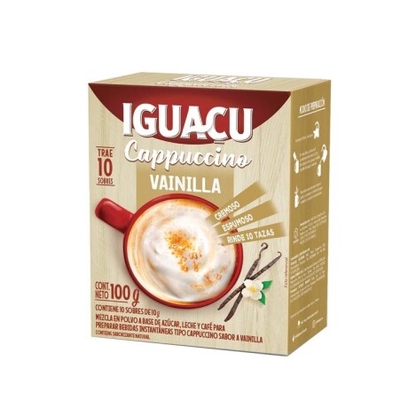 CAFE IGUACU CAPUCCINO VAINILLA X 10 SOBRES 001