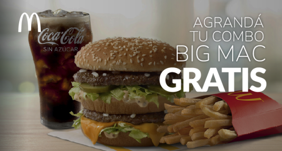 Agrandá tu McCombo BigMac