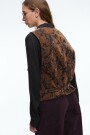 CHALECO JACQUARD Camel