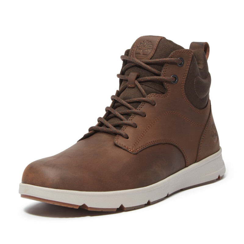 Zapatillas Parker Street Mid Hombre Dark Brown Full Grain