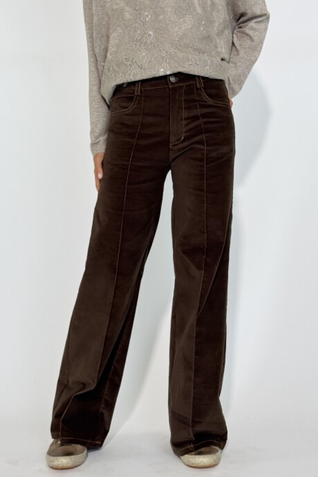 PANTALON FIORENZA Chocolate
