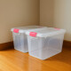 Set x2 Caja organizadora 65 lts TRANSPARENTE