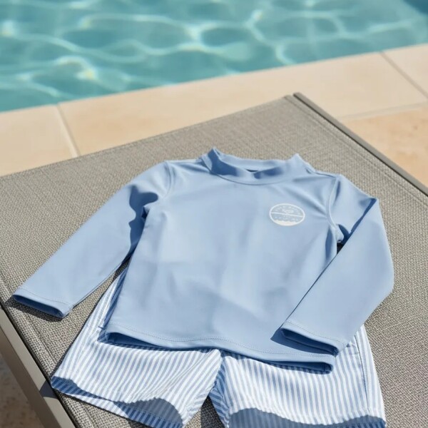 Set 2pz con filtro UV carters lycra + short whale striped Set 2pz con filtro UV carters lycra + short whale striped