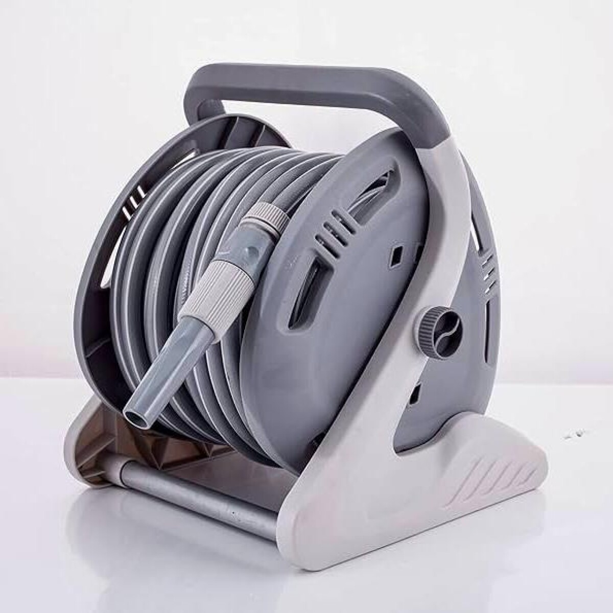 Carrete Con Manguera Enrollador Manual Ultra Resistente 20M 